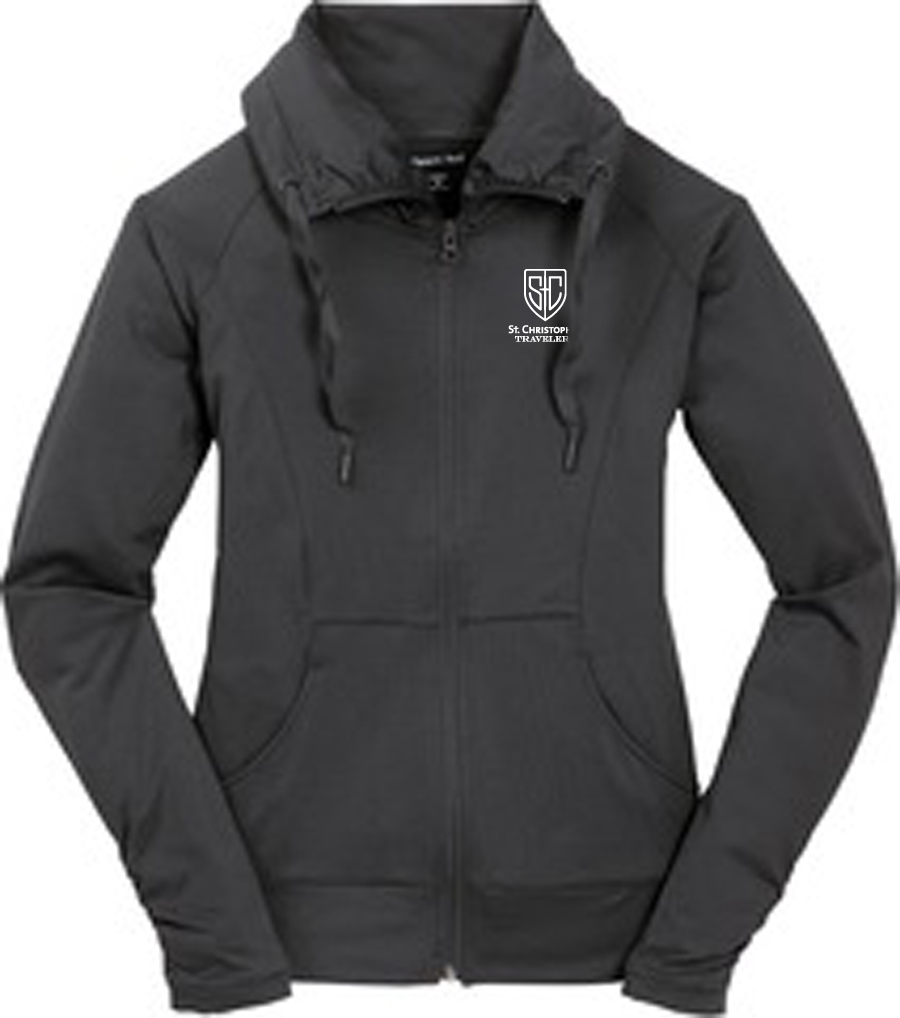 Demolition Derby Aunt Heart Ladies' Sport-Wick® Full-Zip Hooded Jacket